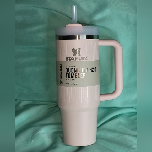 Stanley Other - 🩷💘Stanley Exclusive! Soft Rain Bloom 30oz Clean Slate Stanley Quencher 2.0💕❤️